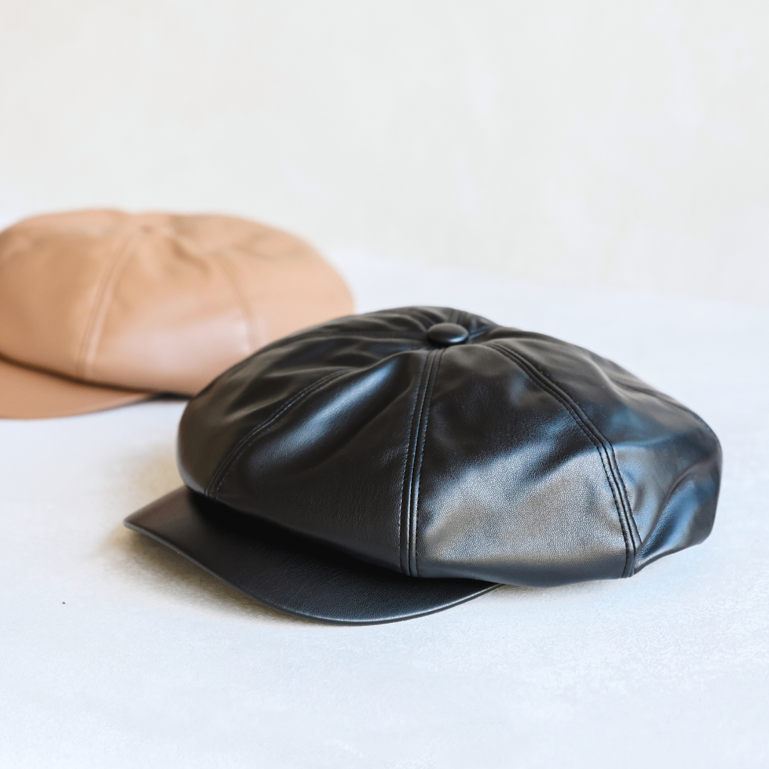 Leather Beret-SY370
