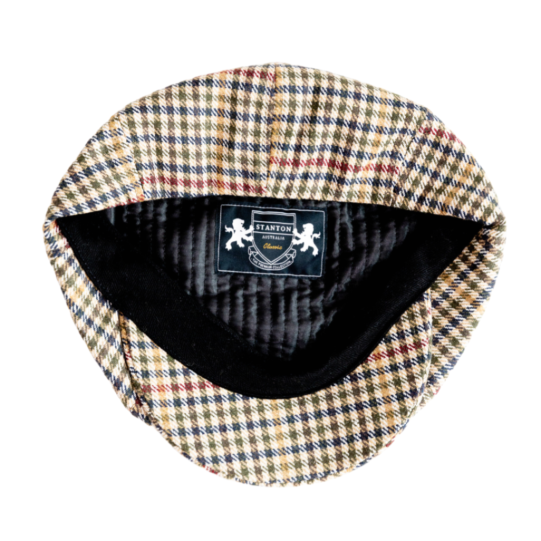 Houndstooth Newsboy Cap-SY014