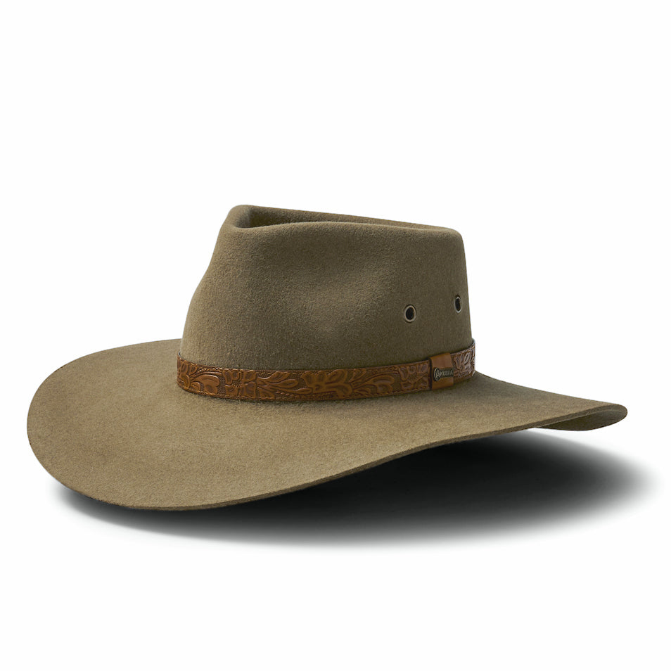 Brown Akubra Bronco Hat Akubra Bronco Hat Quartz (Available In