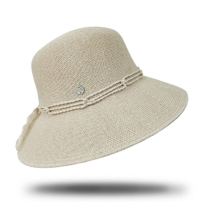 Women's Linen Cloche Hat-HL350