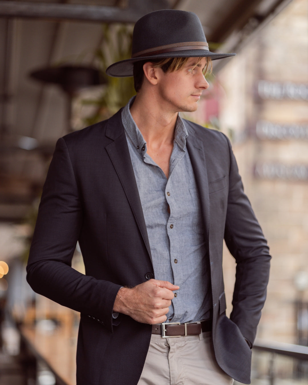 Italian Felt Fedora-IT016