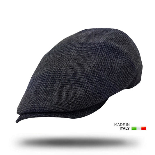 Glen Plaid Flat Cap-IT212