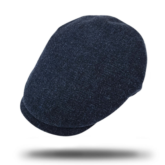 Shetland Wool Flat Cap-IT224