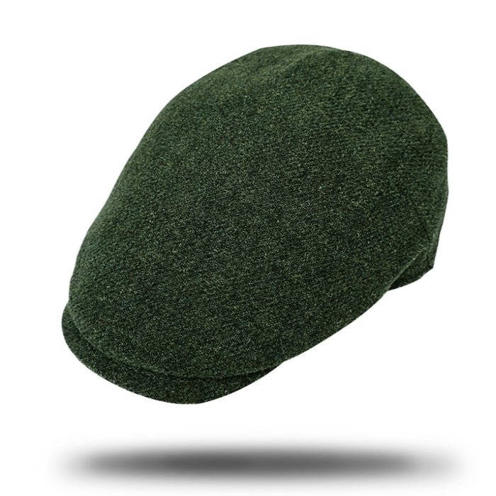 Shetland Wool Flat Cap-IT224