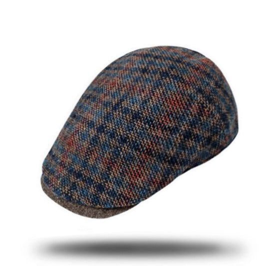 Plaid Italian Flat Cap-IT226