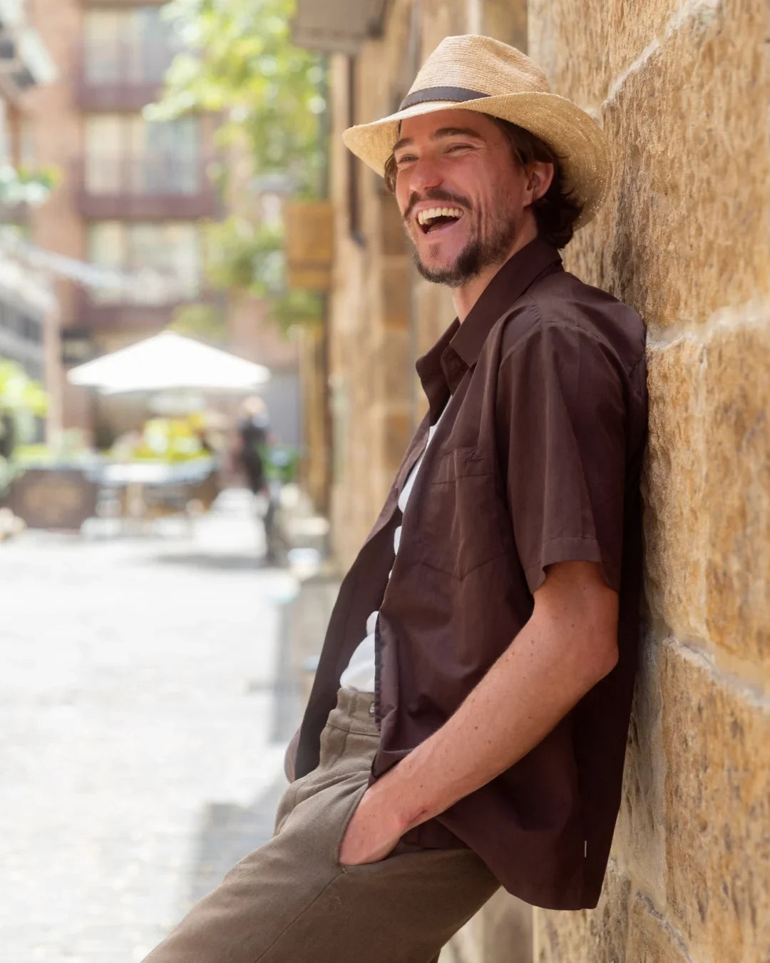 Crocheted Raffia Fedora-SD751