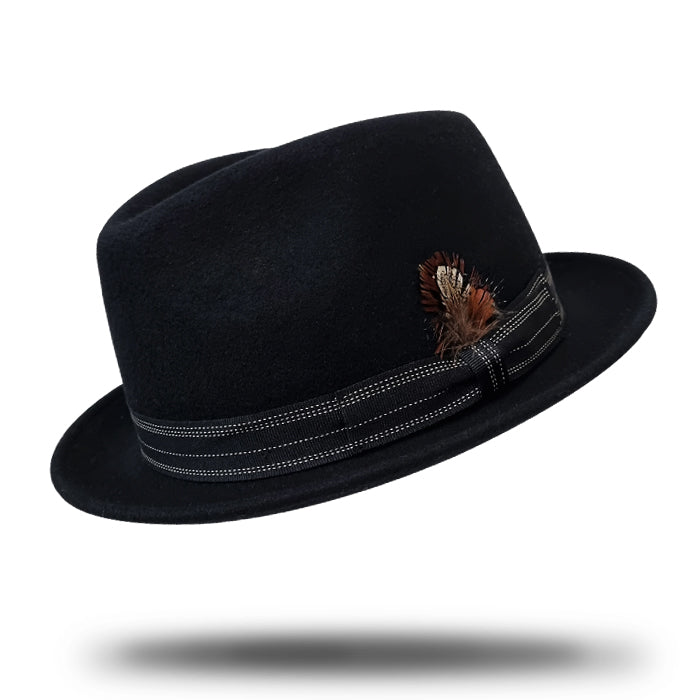 Pork Pie Trilby Hat-SF368