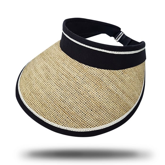 Women's Raffia Visor-SV354