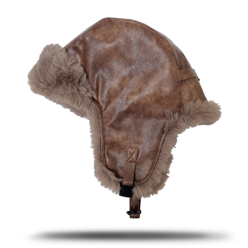 Leather Aviator Hat-SW439