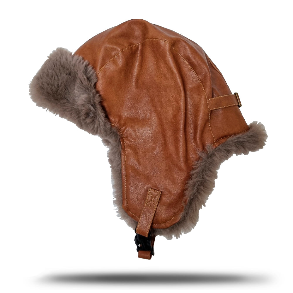 Leather Aviator Hat-SW439