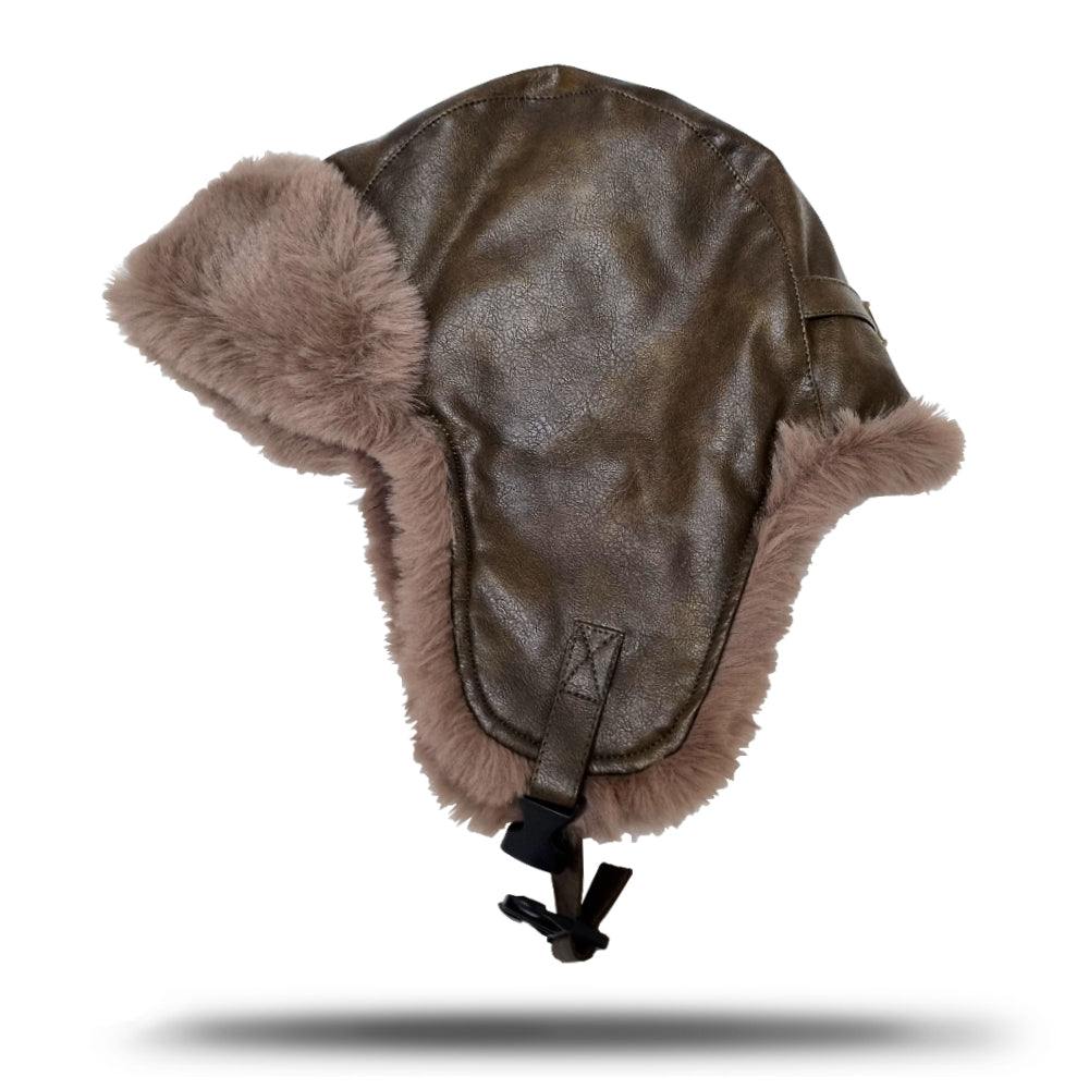 Leather Aviator Hat-SW439