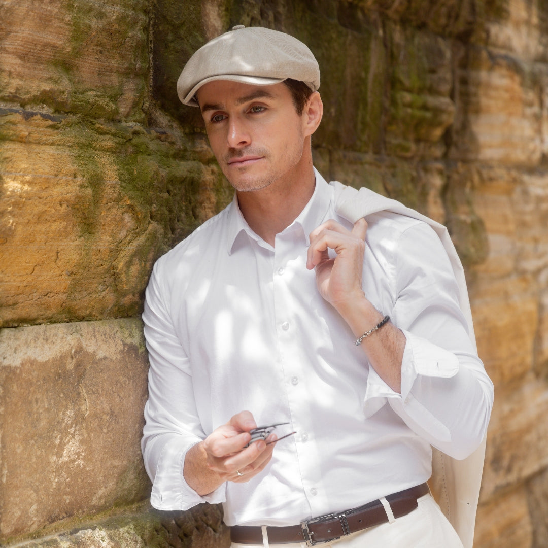 Cotton Newsboy Cap-SY411