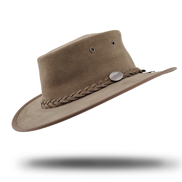 Barmah Foldaway Suede Hat-BA1061