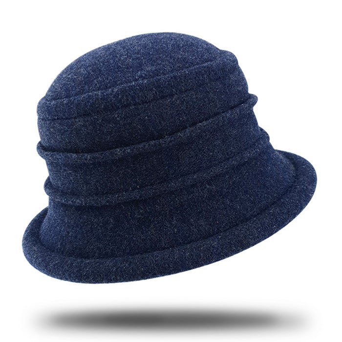 Women's Winter Wool Cloche Hat-HW851
