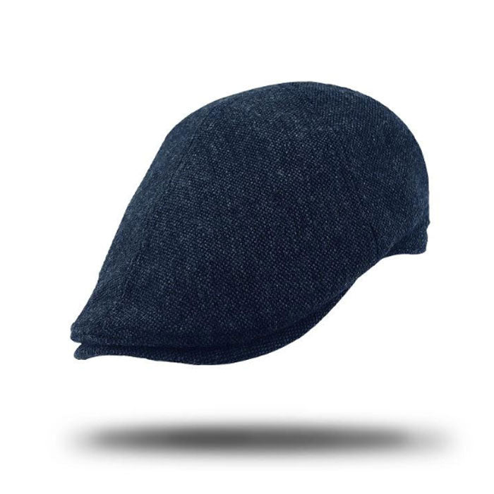 Wool Blend Flat Cap