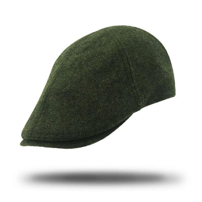 Wool Blend Flat Cap