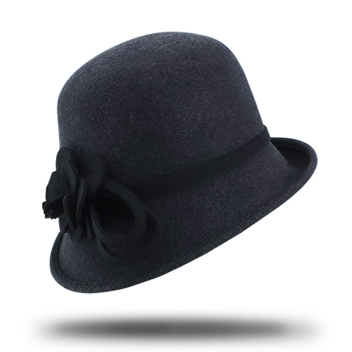 Felt Cloche Hat-RF904