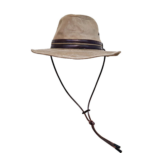 Wax Cotton Safari Hat-SU058