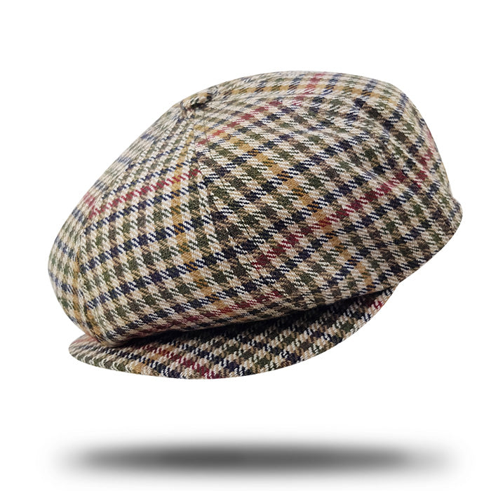 Houndstooth Newsboy Cap-SY014