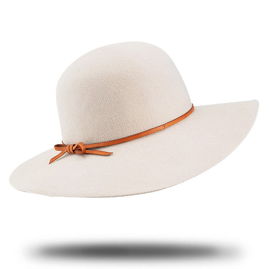 Women's Widebrim Felt Hat-RF927