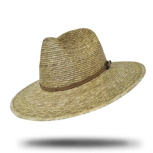 UPF50+ Palm Straw Fedora-HD331