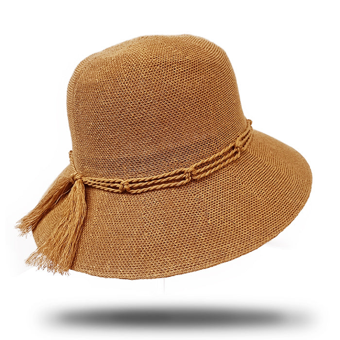 Women's Linen Cloche Hat-HL350