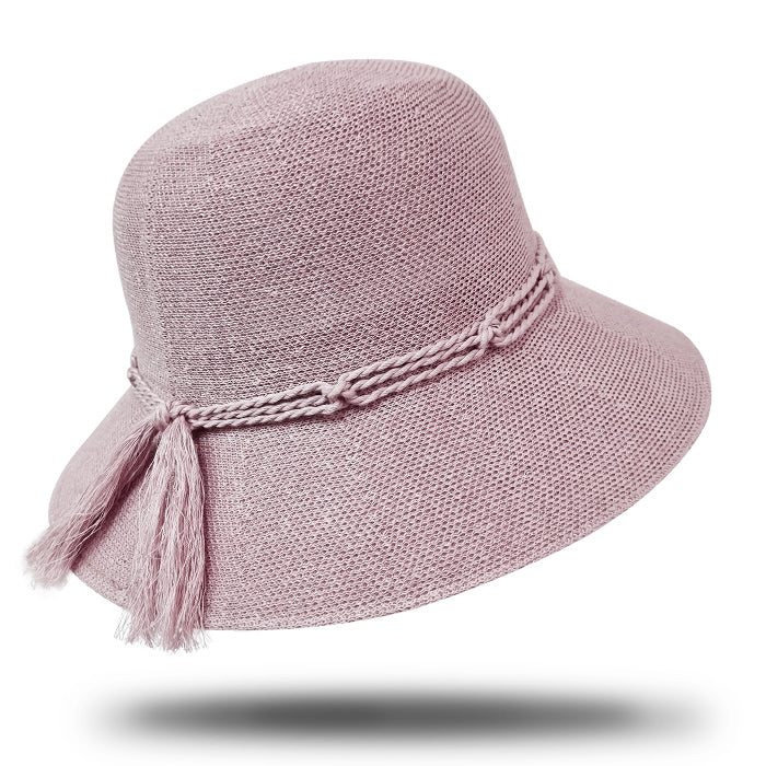 Women's Linen Cloche Hat-HL350