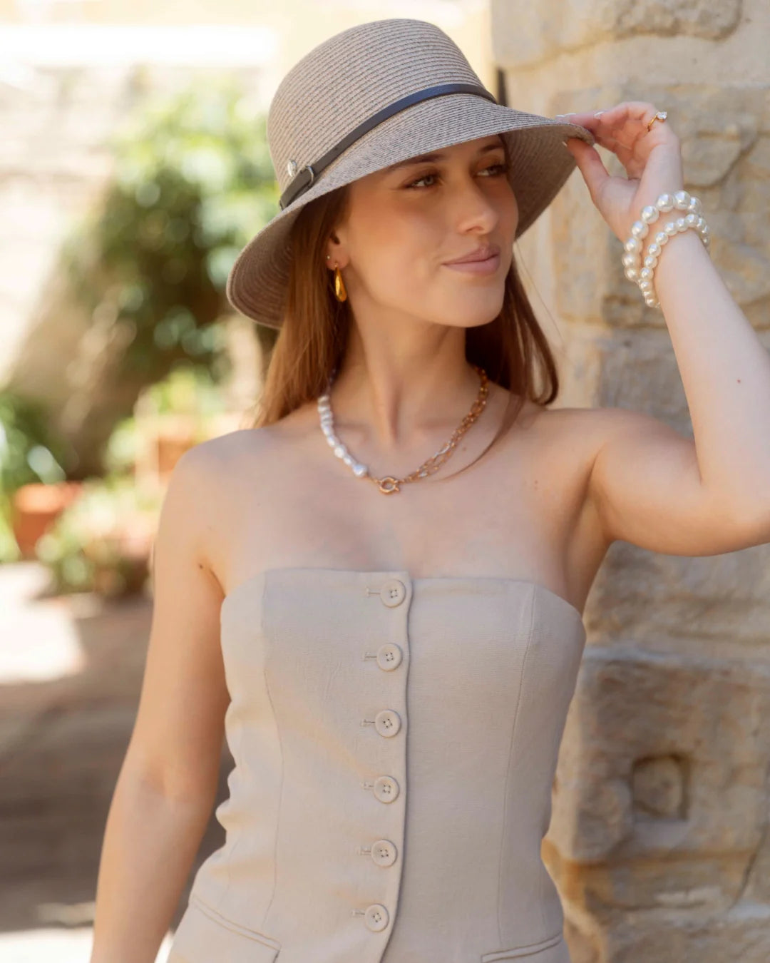 Braided Poly Cloche-HL928