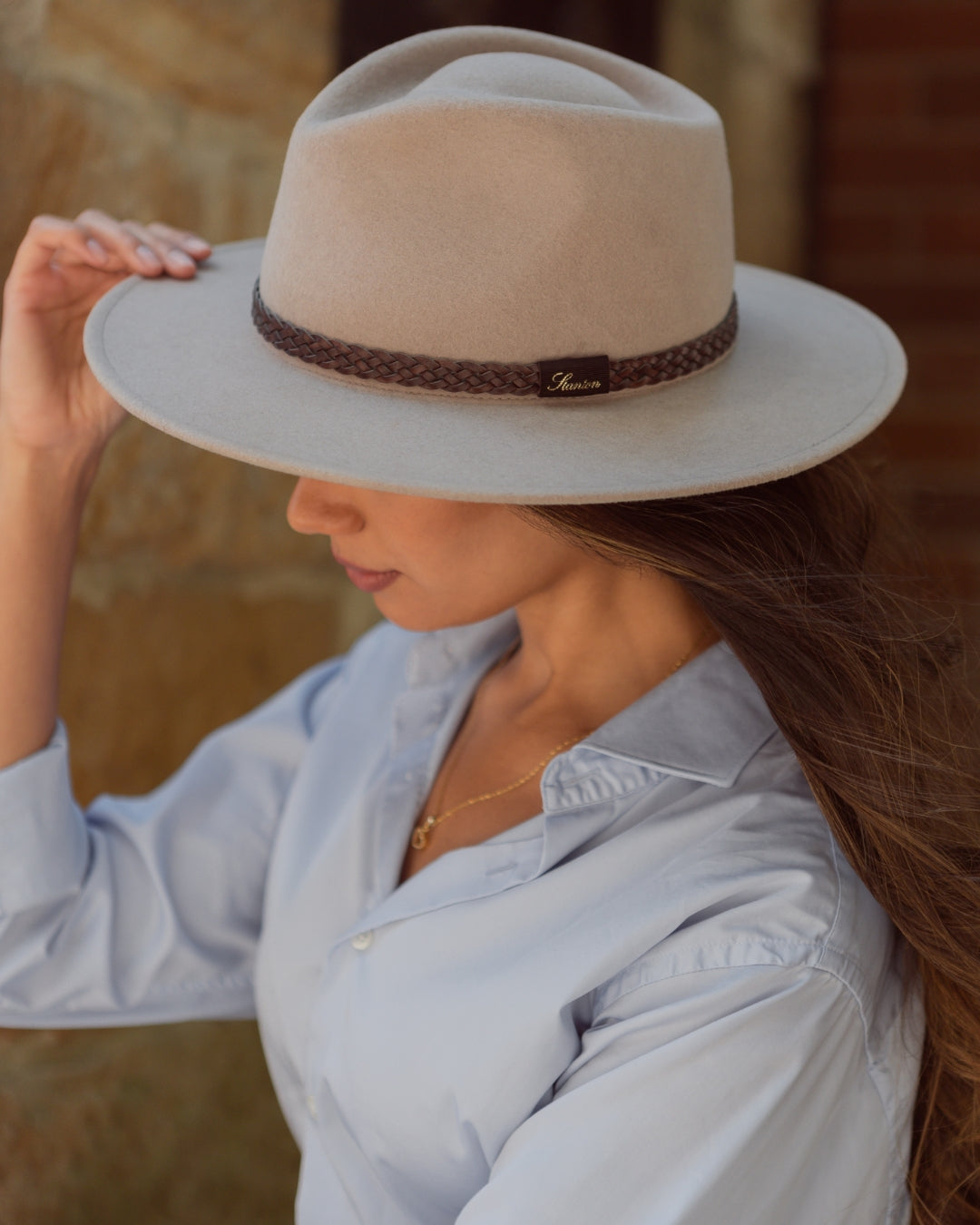 Women's Felt Fedora-IT018