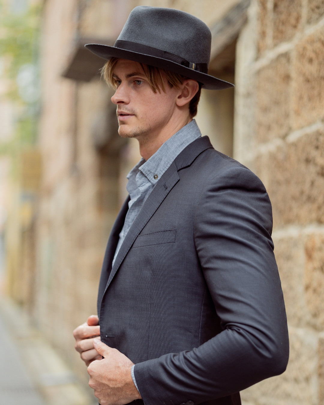 Italian Felt Fedora-IT019