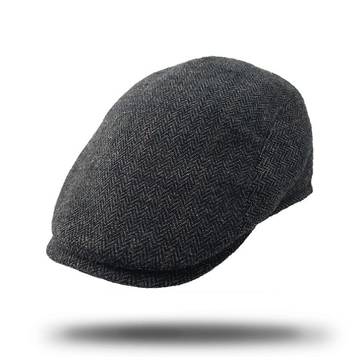 Herringbone Italian Flat Cap-IT202