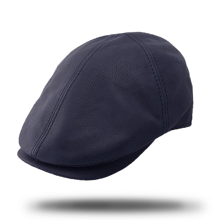 Nappa Leather Flat Cap-IT203