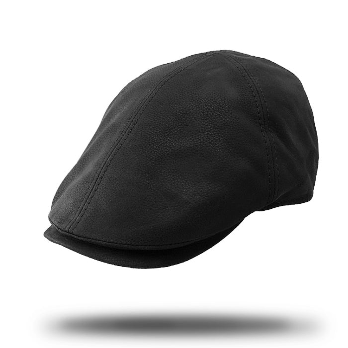 Nappa Leather Flat Cap-IT203