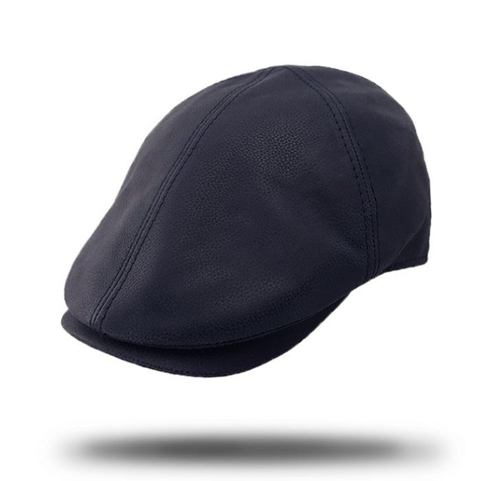 Nappa Leather Flat Cap-IT203