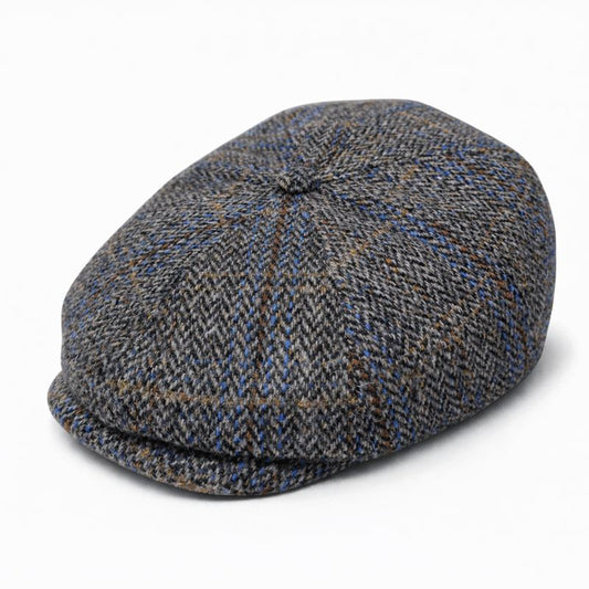 Harris Tweed Newsboy Cap-IT211