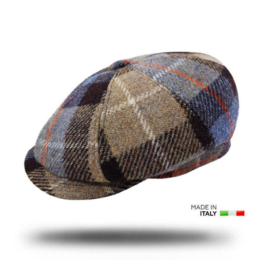 Harris Tweed Newsboy Cap-IT211