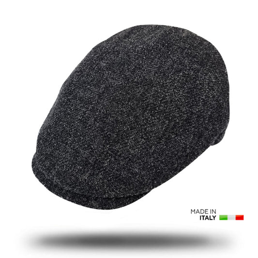 Shetland Wool Flat Cap-IT224