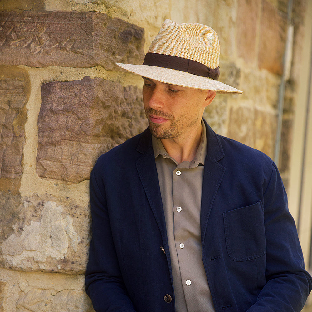 Fine Raffia Fedora-IT307