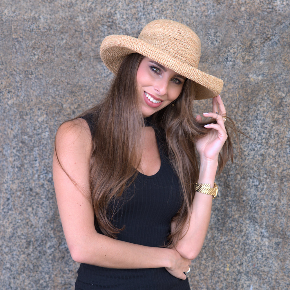Raffia Breton Hat-HL837