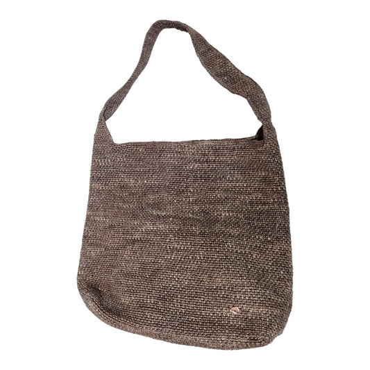 Crocheted Raffia Tote Bag-RB101