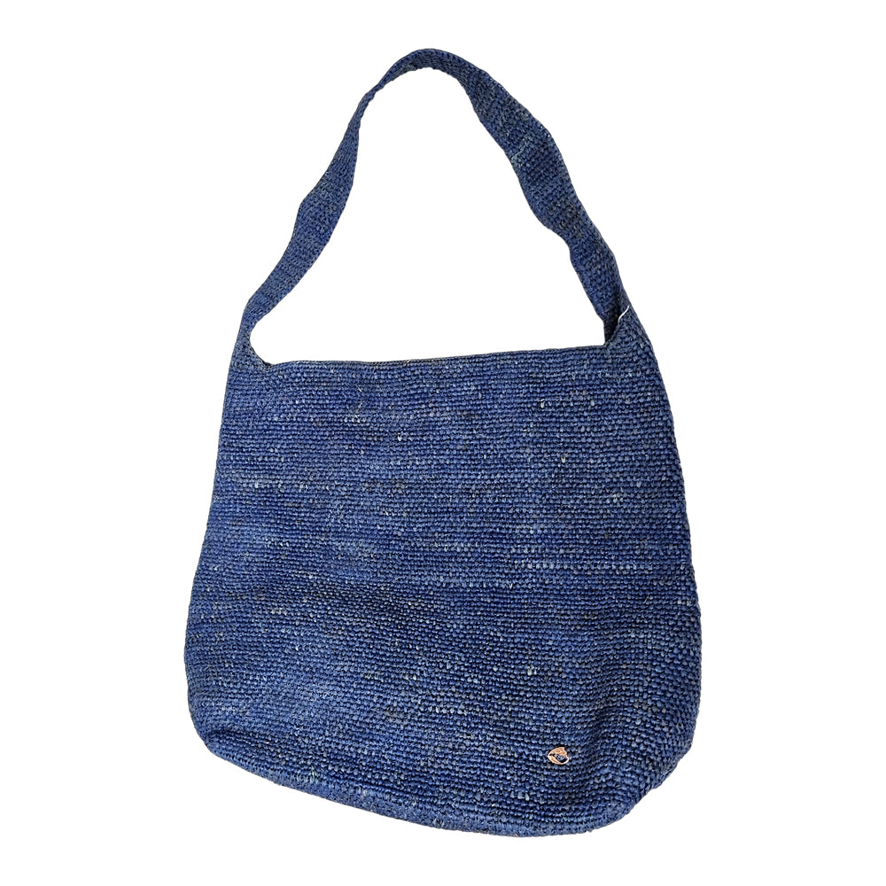 Crocheted Raffia Tote Bag-RB101