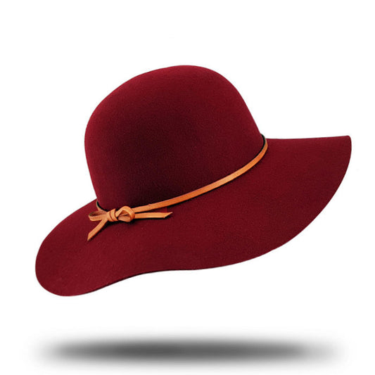 Women's Widebrim Felt Hat-RF927