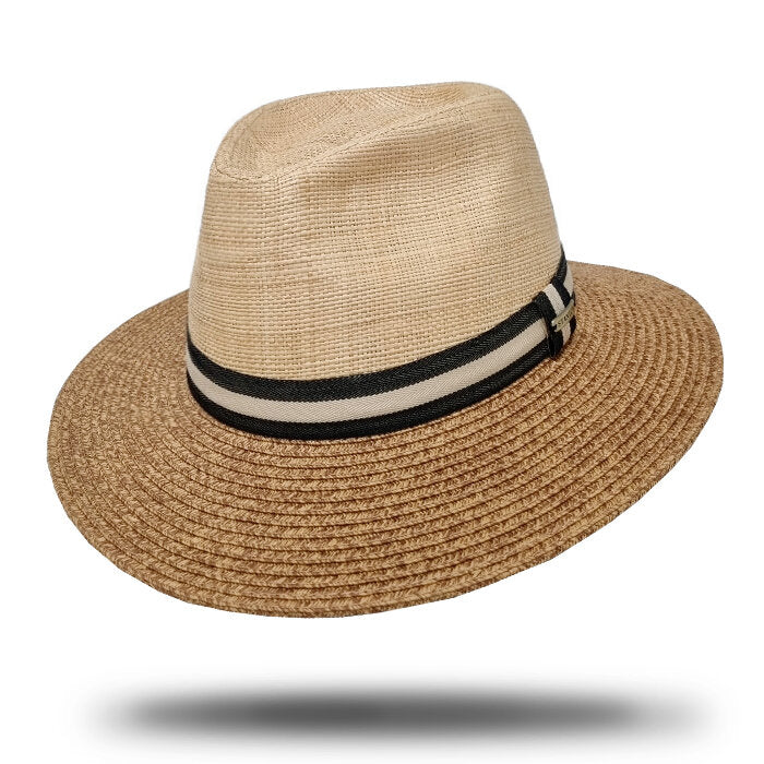 Raffia Blend Fedora-SD440