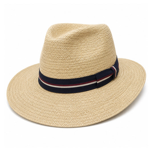 Fine Braided Raffia Fedora-SD543