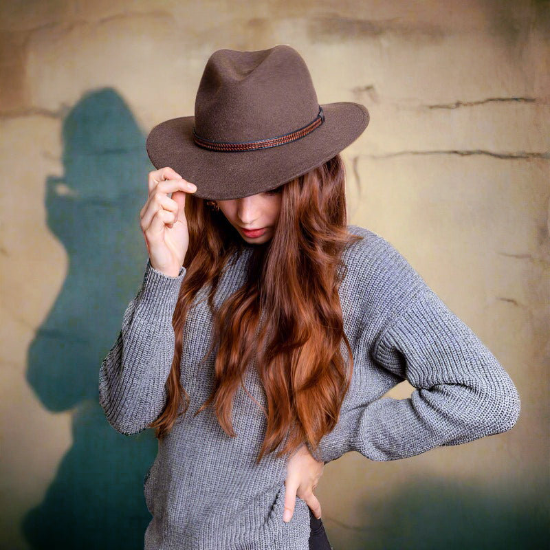 Packable Felt Fedora-SF010