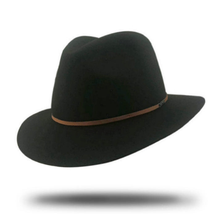 Black felt floppy hat australia online