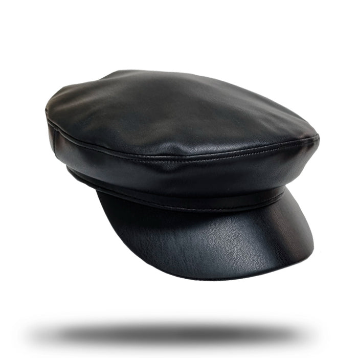 Women's PU Leather Beret-SY420