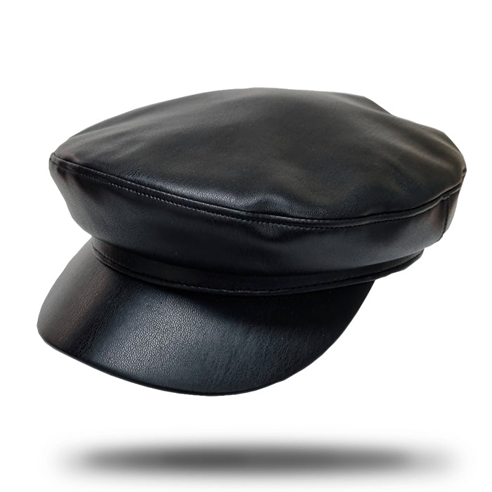 Women's PU Leather Beret-SY420