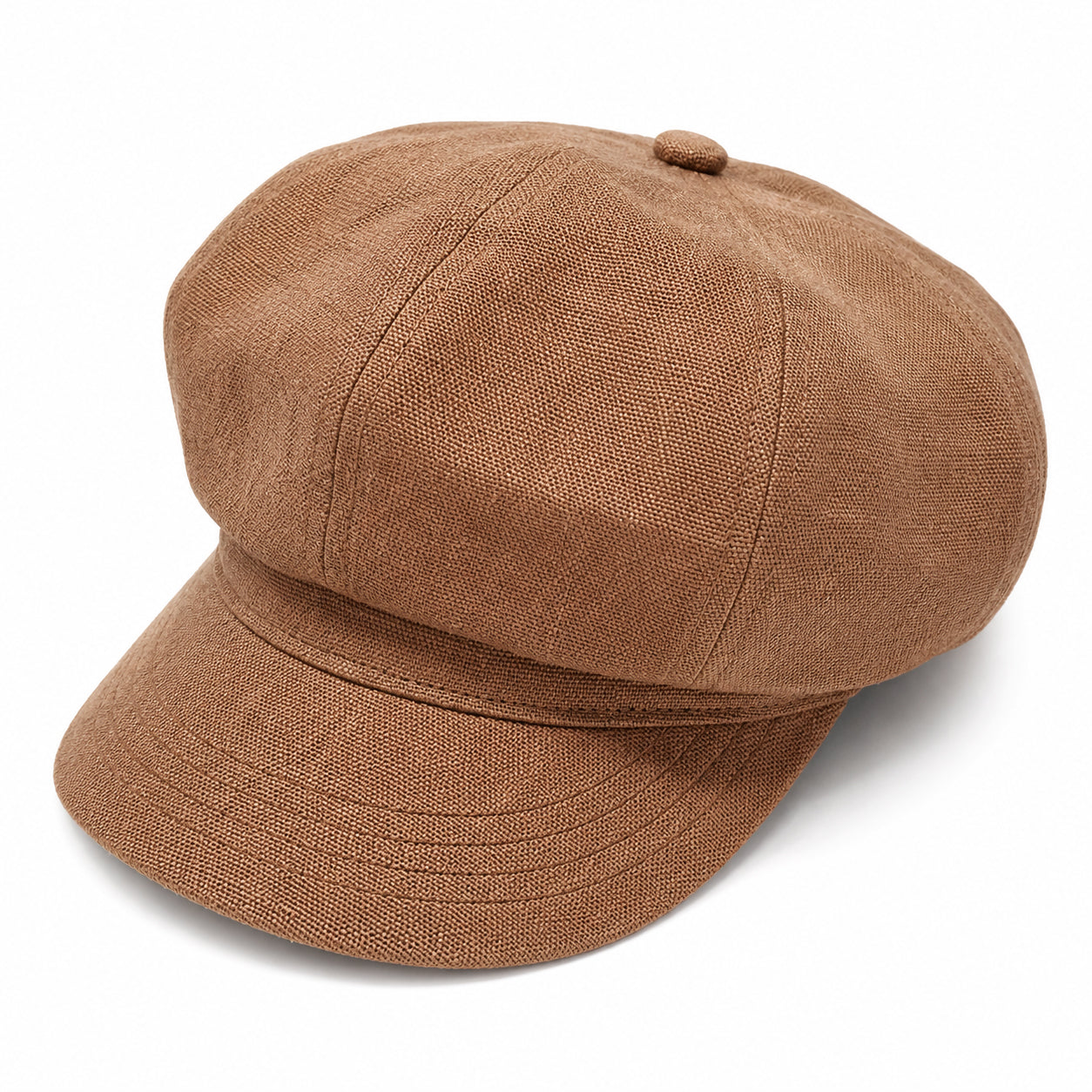 Women's Linen Newsboy Cap-SY533