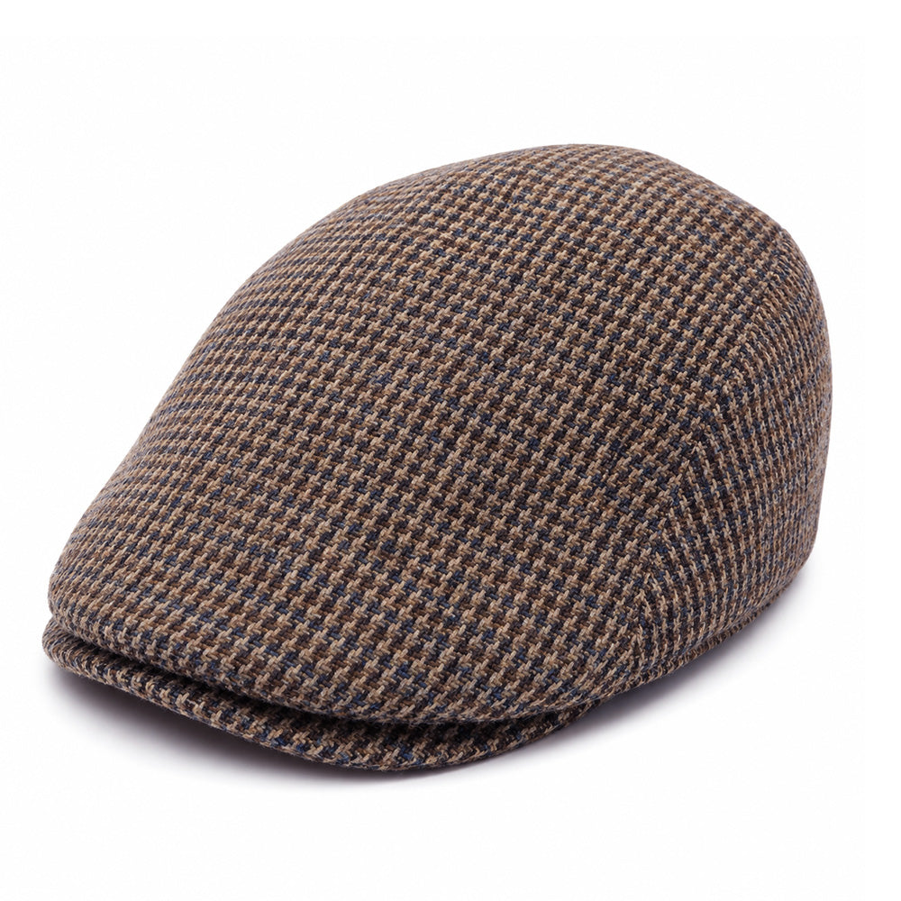 Houndstooth Flat Cap-SY544